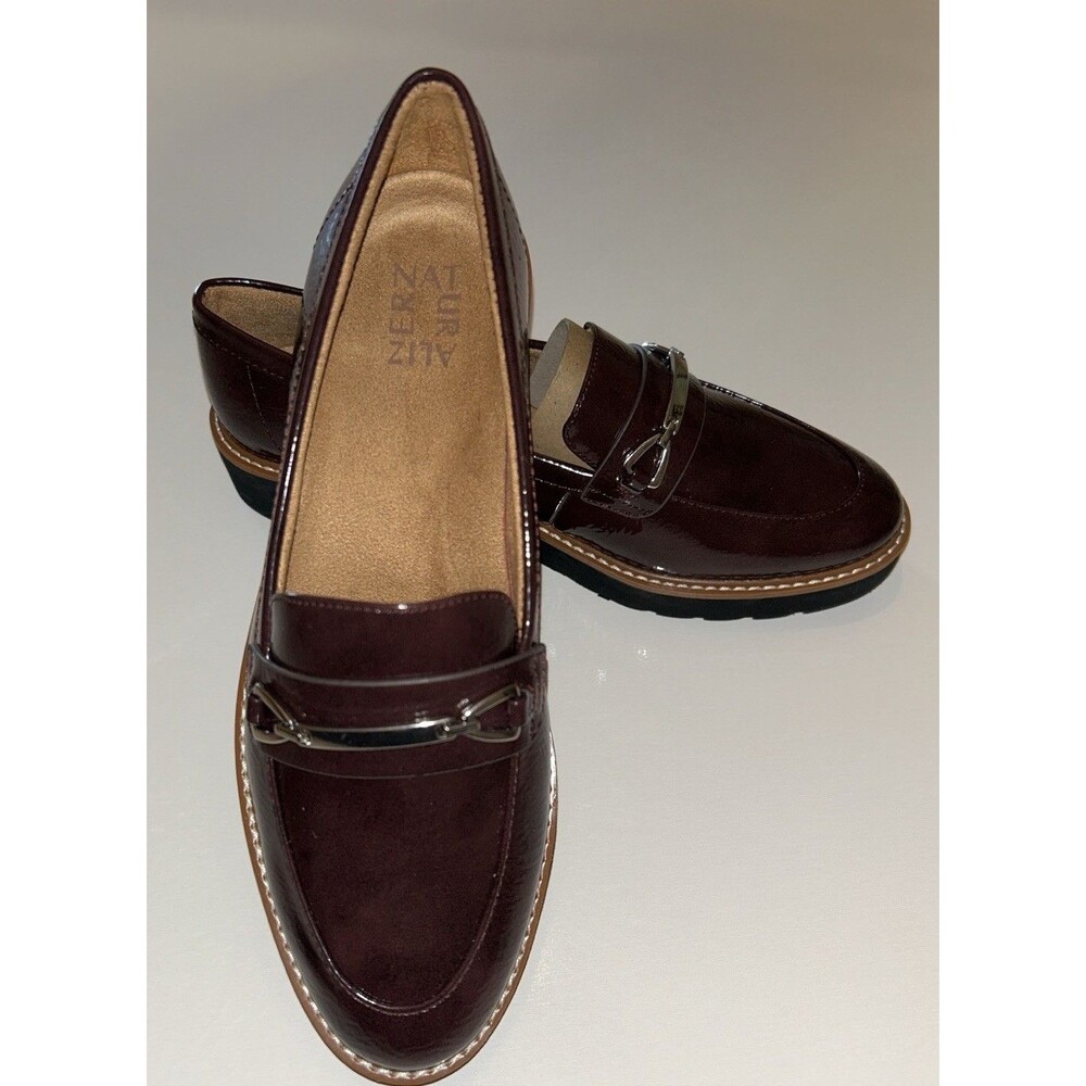 Naturalizer Women's Elin Loafer Burgundy Patent
